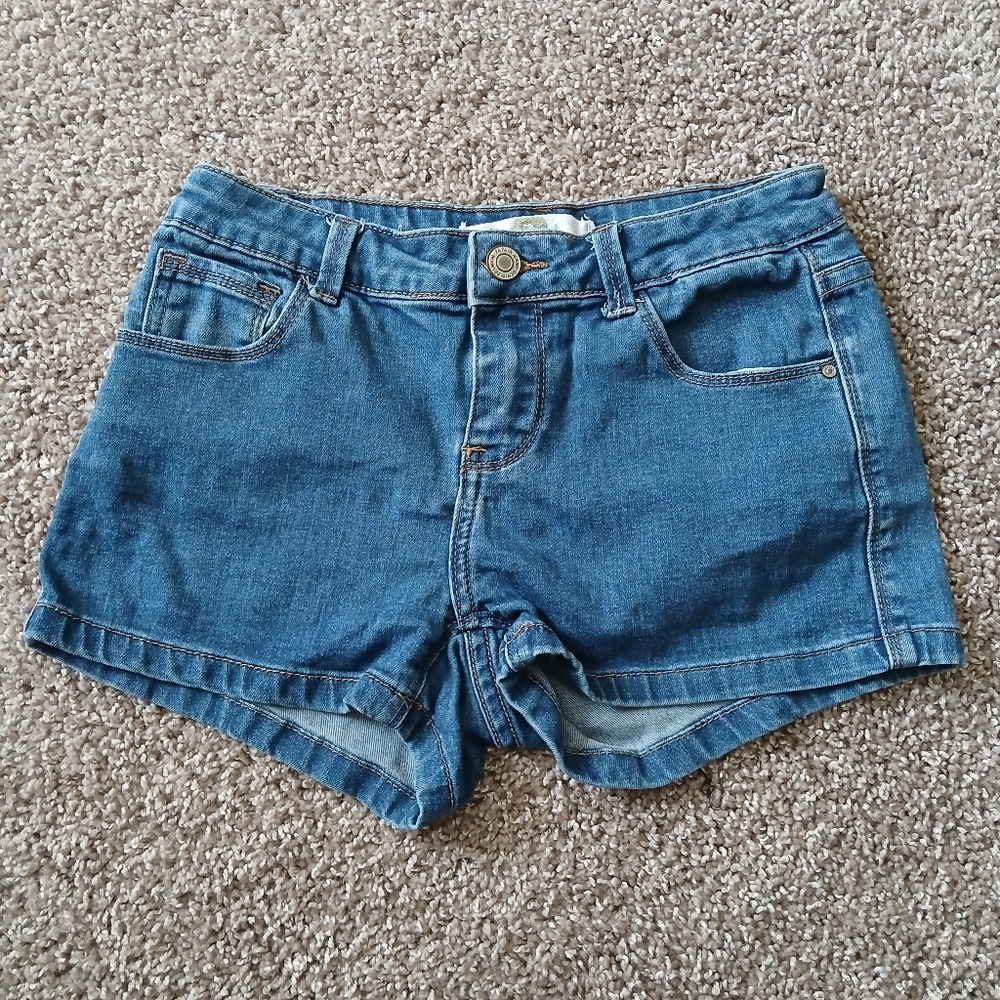 🧚‍♀️Papaya Denim Cuffed Jean Shorts | Medium Wash